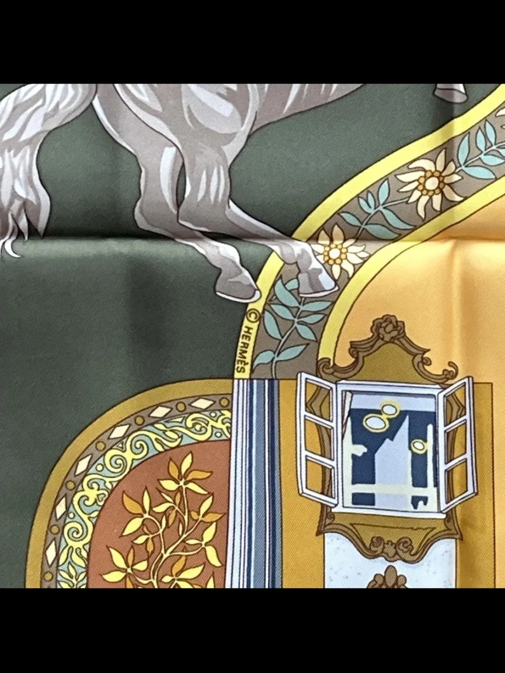 Hermes luxurious silk